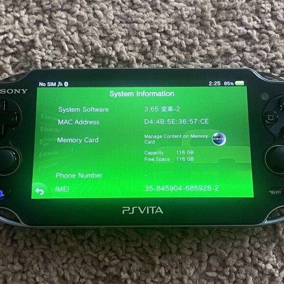 Sony PlayStation PS Vita OLED PCH-1000 Firmware FW 3.65, 128GB - SHIP IN 1-DAY - Picture 2 of 10